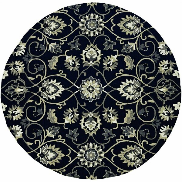 60 x 90 in. Navy Polypropylene Rug, Homeroots, Mfr#: 374699